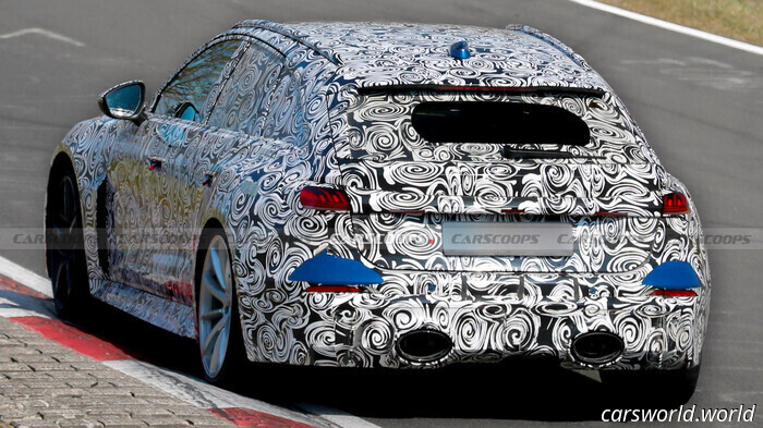 El Nuevo Audi RS5 Flexiona Enormes Escapes Y Enchufa Una Sobretensión | Carscoops